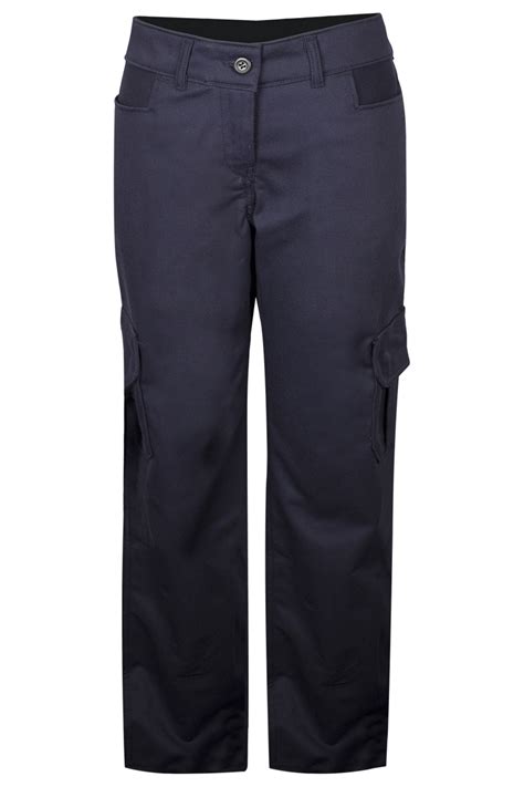 women's navy cargo work pants.